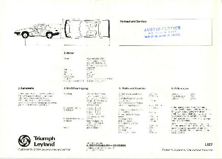 Triumph TR 7 D  (R&uuml;ckseite)